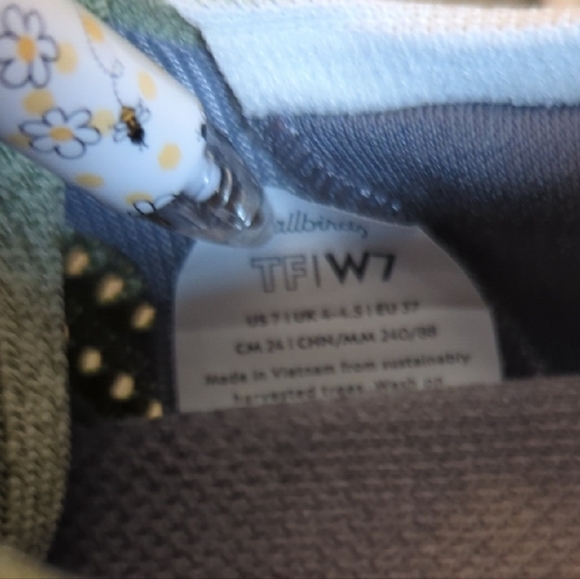 Allbirds Forage Green Tree Flyer Women's Knit Sneakers - Picture 8 of 9